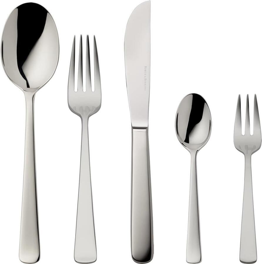 Menu Bestekset Bestaand Bestek Tafeldekken 18 8 Roestvrij Staal 5 Delen Zilverkleurig