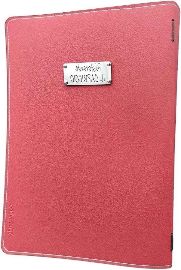 Menu Set Menuhouders A4 Restaurant Inrichting Gratis Personaliseren Set van 12 Rood