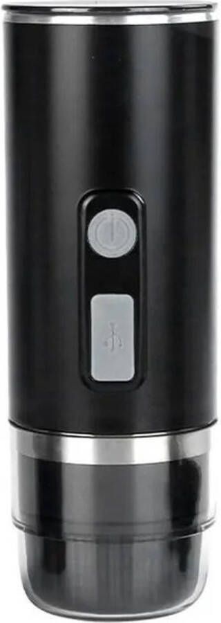 Mercadome Draagbare Elektrische Mini-Koffiemachine Koffiemachines Koffiezetapparaat Oplaadbaar Koffie Reizen Zwart 90ml Kerstcadeau