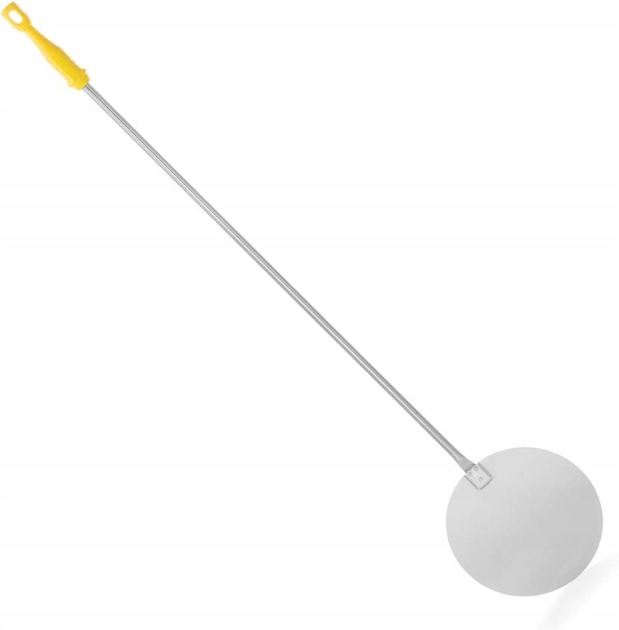 Merkloze Pizzaschep RVS met Kunststof Handvat Ø260mm 1350mm Lengte
