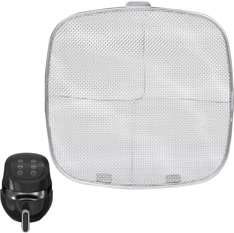 Mesh Spatscherm Roestvrij Staal Schild Veilig Koken Fijne Gaasgaten 21.5 cm Zilver - Foto 1