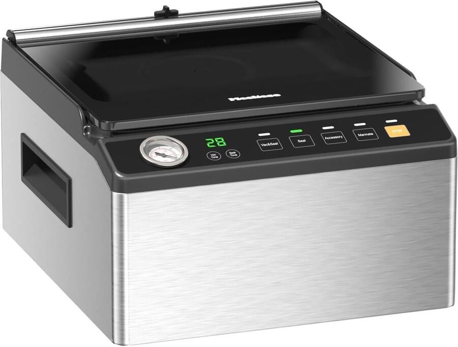 Mesliese 6L kamer vacuümmachine dubbele afdichtstrip geïntegreerde snijder externe vacuüm & snelle marineering. ShopVlot