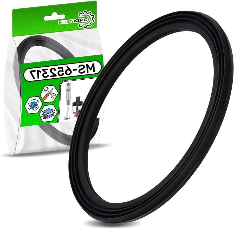 Messenafdichting Mixer Reservoir Dichting Keukenapparaat Onderhoud Duurzaam Rubber Materiaal 85 mm Buitendiameter Zwart