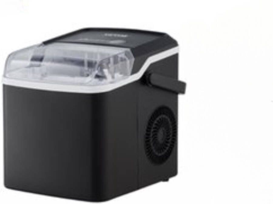 Met Schoonmaak functie Professionele Ijsblokjesmachine Ijsblokjesmaker Zwart