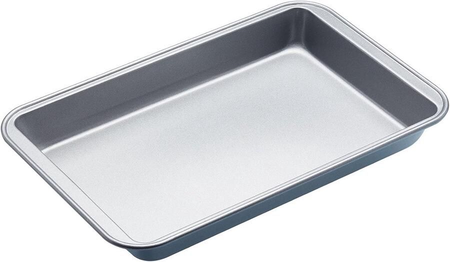 Metalen Bakplaat Bakvorm Bakken en Braden Antiaanbaklaag 315 x 20 cm Zilver