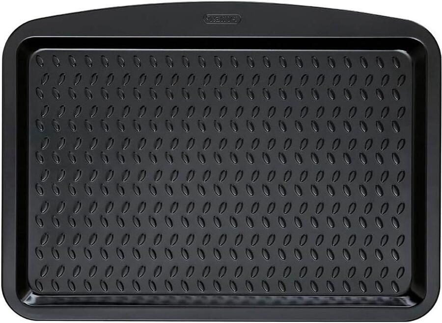 Metalen Bakplaat Ovenplaat Bakvorm Oven Gebruik PFAS-vrije Antiaanbaklaag 38 x 25 cm Zwart