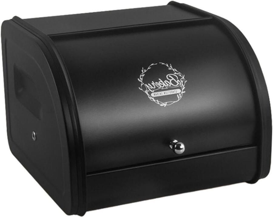 Metalen Brooddoos Broodtrommel Roldeksel Brood Vers Houden Landelijke Vintage Stijl