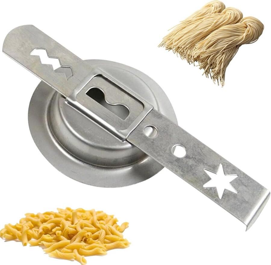Metalen Cookie Maker met 4 Vormen Koekjespers Attachment voor Vleesmolen en Pastamachine