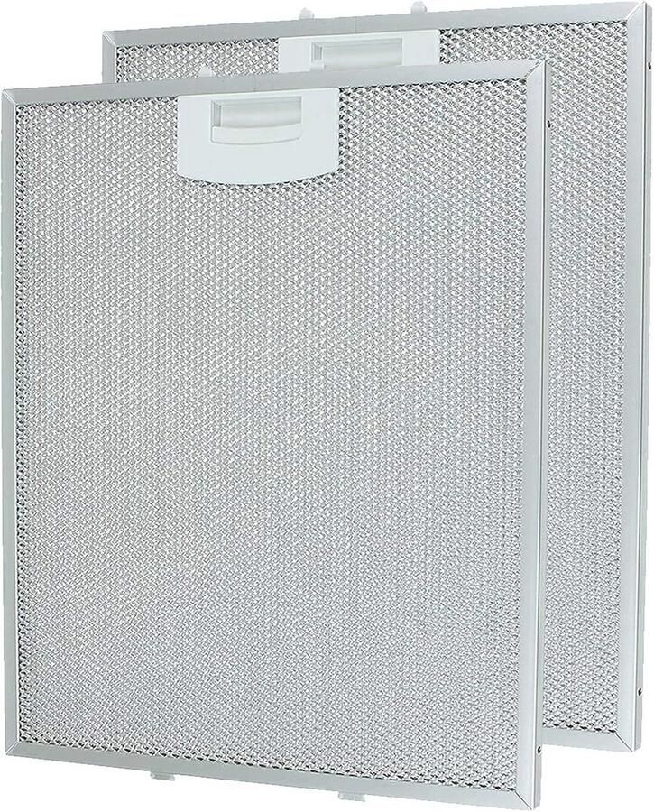 Metalen Gaasfilters voor Afzuigkap Universele Vetfilter 250 x 310 mm (2 Stuks)
