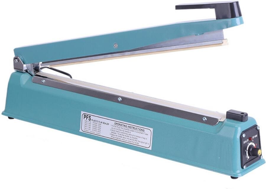 Metalen impuls sealing machine 8 inch 220V EU aansluiting handmatige zakdichtmachine voor luchtdichte afsluiting van plastic zakken in huis en bedrijfsomgeving