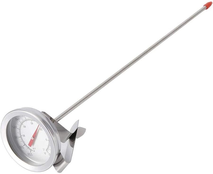 Metalen Kettle Clip-on Dial Thermometer voor Thuisbrouwen van Wijn en Bier Precisie Temperatuurmeter voor Koken en Brouwen