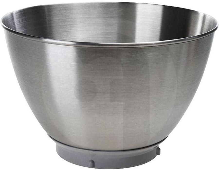 Metalen Keukenmachine Kom Reserveonderdeel Keukenmixer Bakken en Koken Vaatwasserbestendig Grote Capaciteit Zilverkleurig - Foto 1