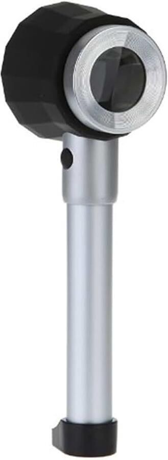Metalen Loepen 10X-lens Met Schaal LED-Licht Vergrootglas Voor Textieldruk Stoffensieraden Antieke Curiosa Identificatie Authenticeren
