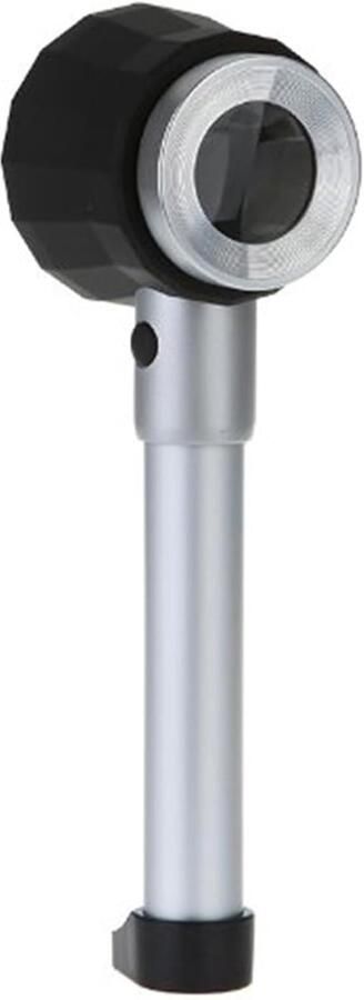 Metalen Loepen 10X-lens Met Schaal LED-Licht Vergrootglas Voor Textieldruk Stoffensieraden Antieke Curiosa Identificatie Authenticeren