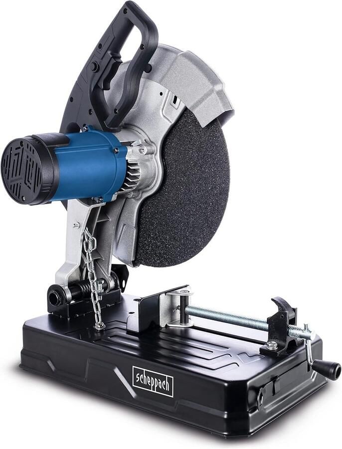 Metalen snijmachine Doorslijpmachine metaal bewerken Spindelvergrendeling 355 mm blad Blauw