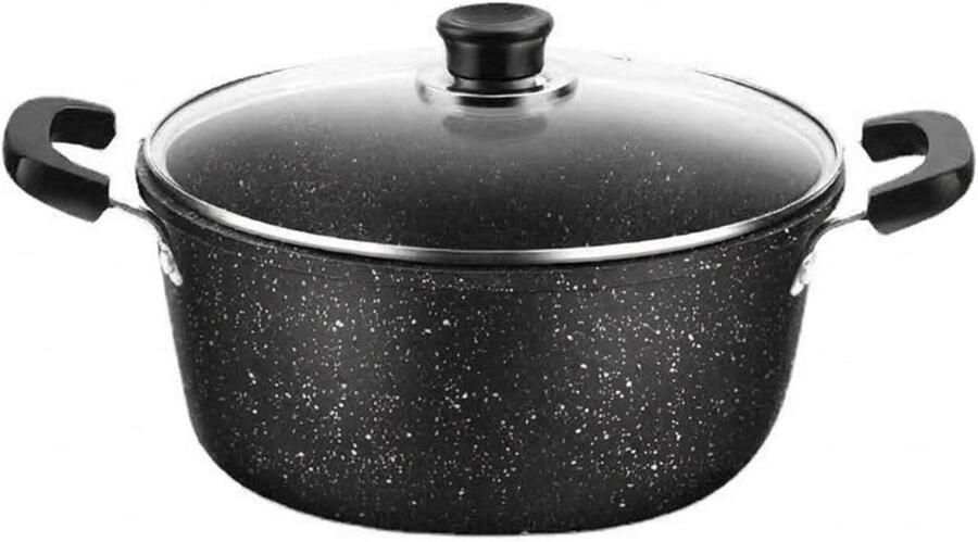 Metalen Soeppan Stoofpot Pan Familie Maaltijden Bereiden Verdikte Behuizing 22 cm Zilver