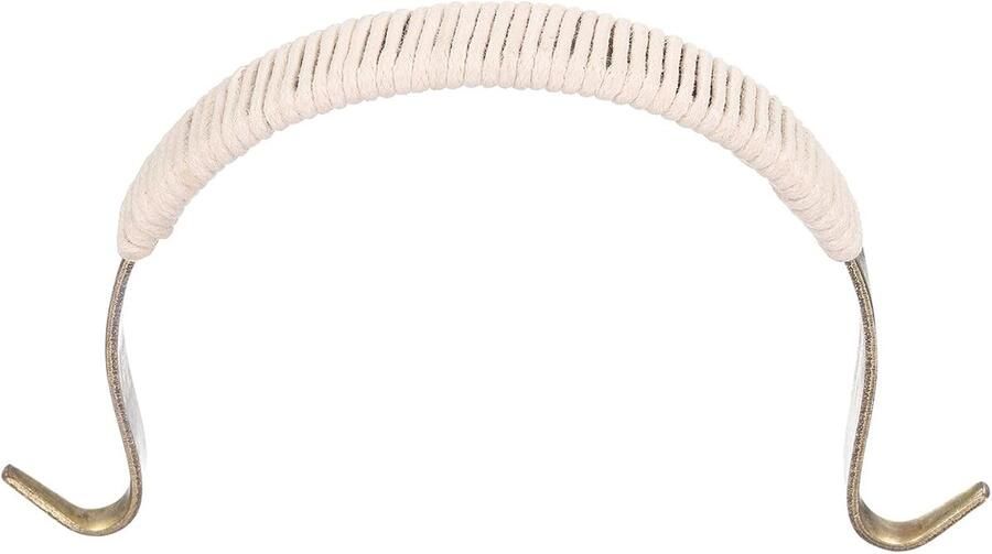 Metalen Theepotten Handvat Katoen Touw Omwikkeld Handvat U-Vorm Handvat Vervanging voor Span 45-5 Inch Keramische Theepot Waterkoker Accessoires Leveringen Brons