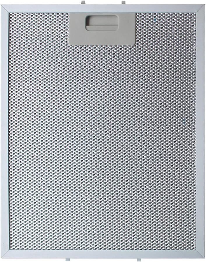 Metalen Vetfilter voor Afzuigkap Zilver 30 5 x 26 7 x 0 9 cm Herbruikbaar Filter voor Keukenafzuiger Universeel
