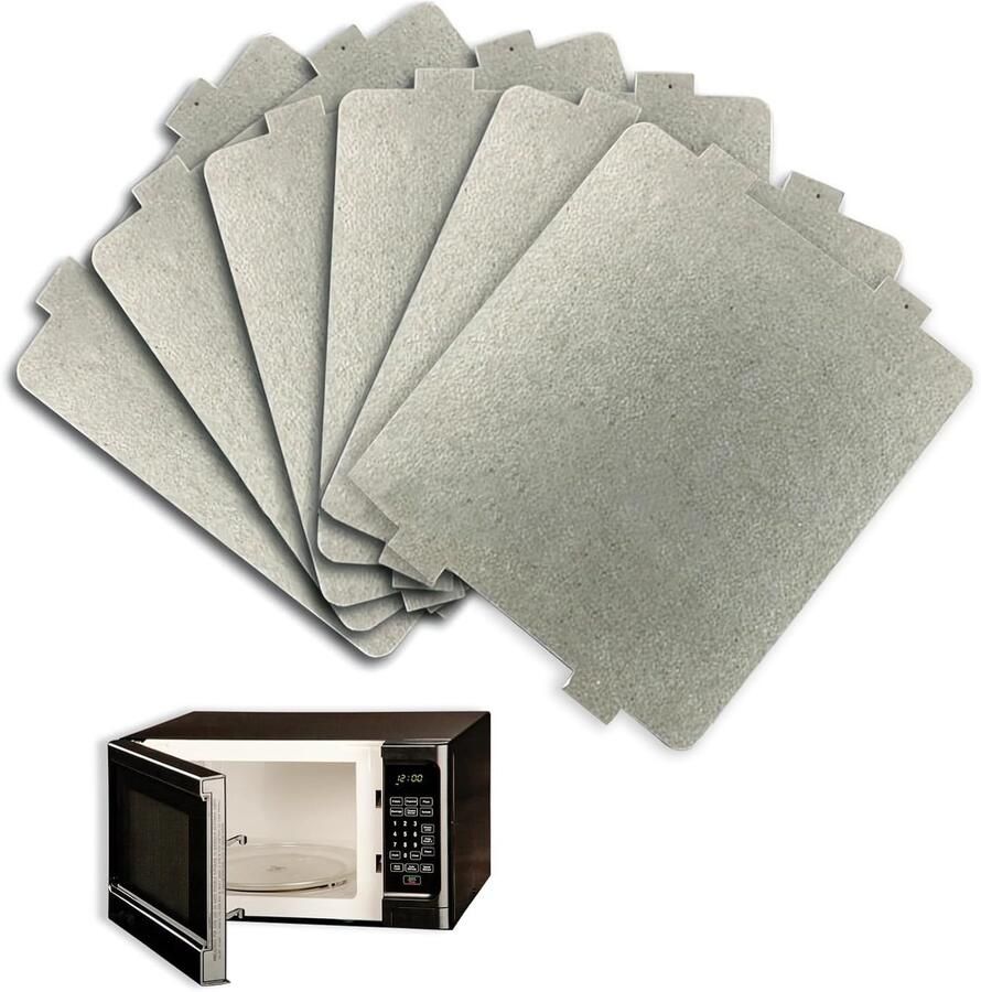 Mica Platen Oven Onderdelen Magnetron Reparatie Universeel Toepasbaar 6 Stuks Grijs