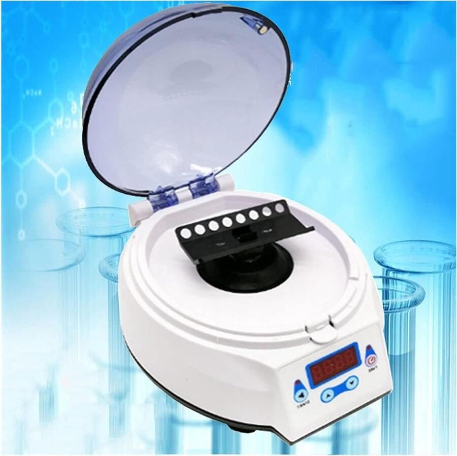 Microcentrifuge Laboratorium centrifuge Monster scheiden Hoge snelheid 8000 RPM Compact formaat Zilver