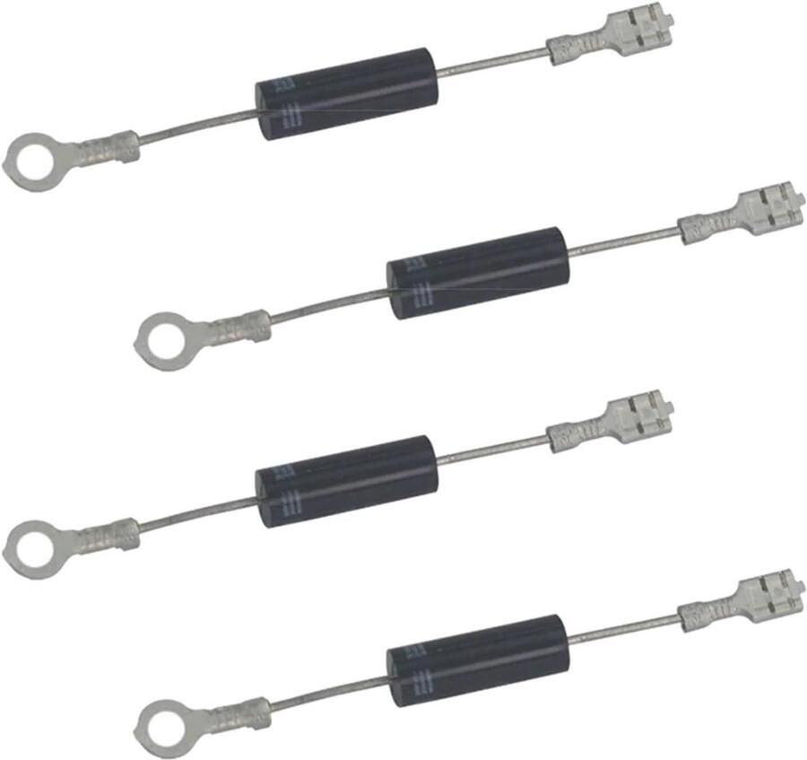 Microgolf Diodes Hoogspanning Diodes Magnetron Reparatie Universele Vervanging 4 Stuks Zilver