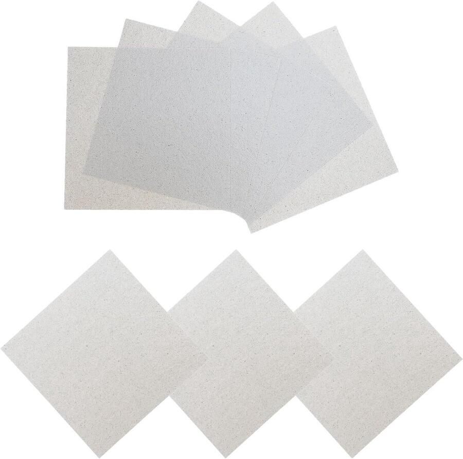 Microgolfoven Mica Platen Magnetron Isolatieplaten Magnetron Reparatie Hittebestendig Mica Materiaal 13 x 13 cm Grijs