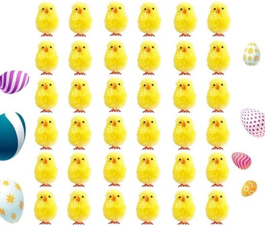 Miini Paaskuiken gevulde paaskuiken pluche paaskuiken doe-het-zelf paaskuiken pluche kuiken decoratie
