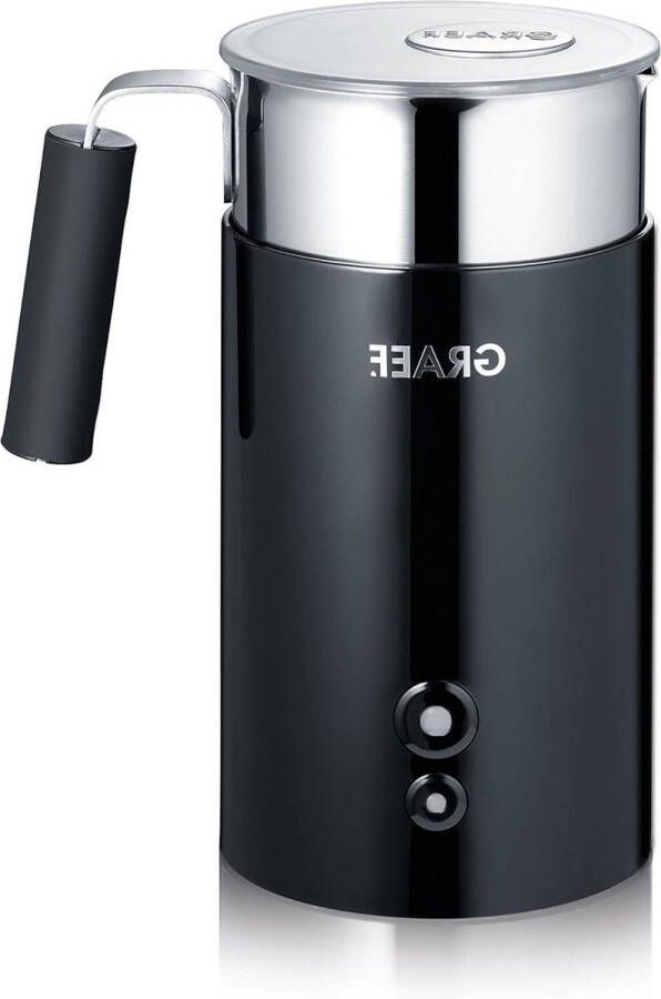 Milk Frother 400 ml Black-Stainless Steel 16.5 x 16.5 x 20.5 cm Milk Foam Maker