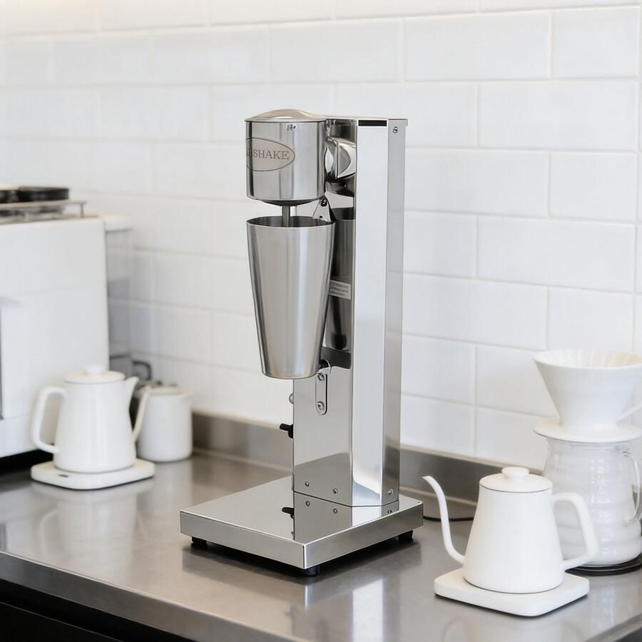 Milkshake Machine Enkele Kop 180 W Vermogen 650 ml Inhoud RVS Materiaal Elektrisch Smoothie Blender
