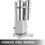 Brivia Milkshake Maker Milkshake Machine Smoothie Maker Cocktail Maker RVS 2x Gratis 800ml Roestvrije bekers 180W - Thumbnail 2