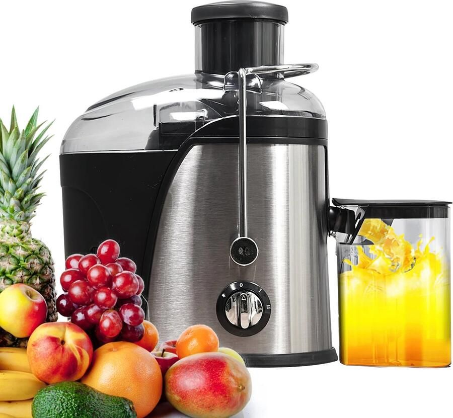Milova Sap machine Juice maker Sapcentrifuge 400W Fruit en Groente drank Keukengerei Fruitpers