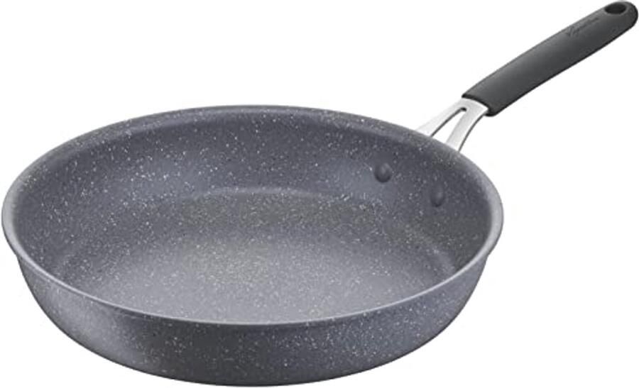 Minerale Braadpan 28 cm Veilig en Gemakkelijk Schoon te Maken Geschikt voor Inductie