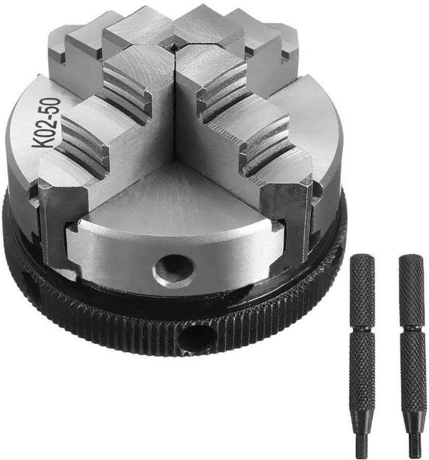 Mini 4-Jaw Zelfcentrerende Draaibank Klemmen voor M14 Draad Snijmachine 50mm Precisie Duurzaam