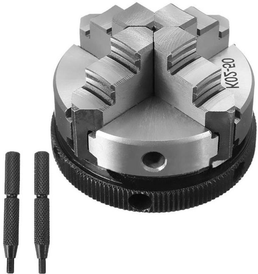 Mini 4-Jaw Zelfcentrerende Draaibank Klemmen voor M14 Draad Snijmachine 50mm Precisie Gereedschap - Foto 1