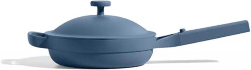 Mini Always Pan 2.0 – 22 cm Nonstick Keramisch Kookgerei 10-in-1 Koekenpan voor Oven en Inductie Blauw Zout