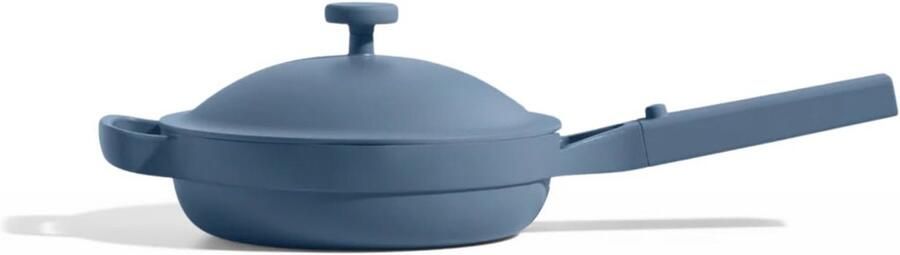 Mini Always Pan 2.0 – 22 cm Nonstick Keramisch Kookgerei 10-in-1 Koekenpan voor Oven en Inductie Blauw Zout