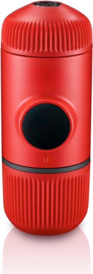 Mini Automatic Espressomachine Koffiemachine Draagbare Handmatige Espresso Machine Werkt Zonder Elektriciteit 18 bar 80ml voor Kantoor Fietsen Hiking ‎7.1 x 6.2 x 15.6 cm Rood