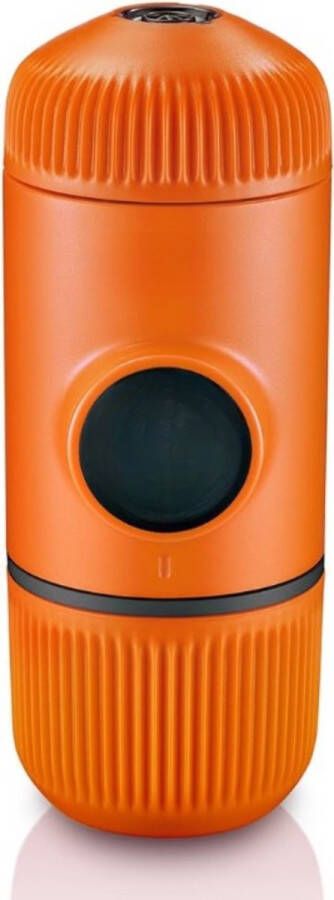 Mini Automatic Espressomachine Koffiemachine Draagbare Handmatige Espresso Machine Werkt Zonder Elektriciteit 18 bar 80ml voor Kantoor Fietsen Hiking ‎7.1 x 6.2 x 15.6 cm Oranje