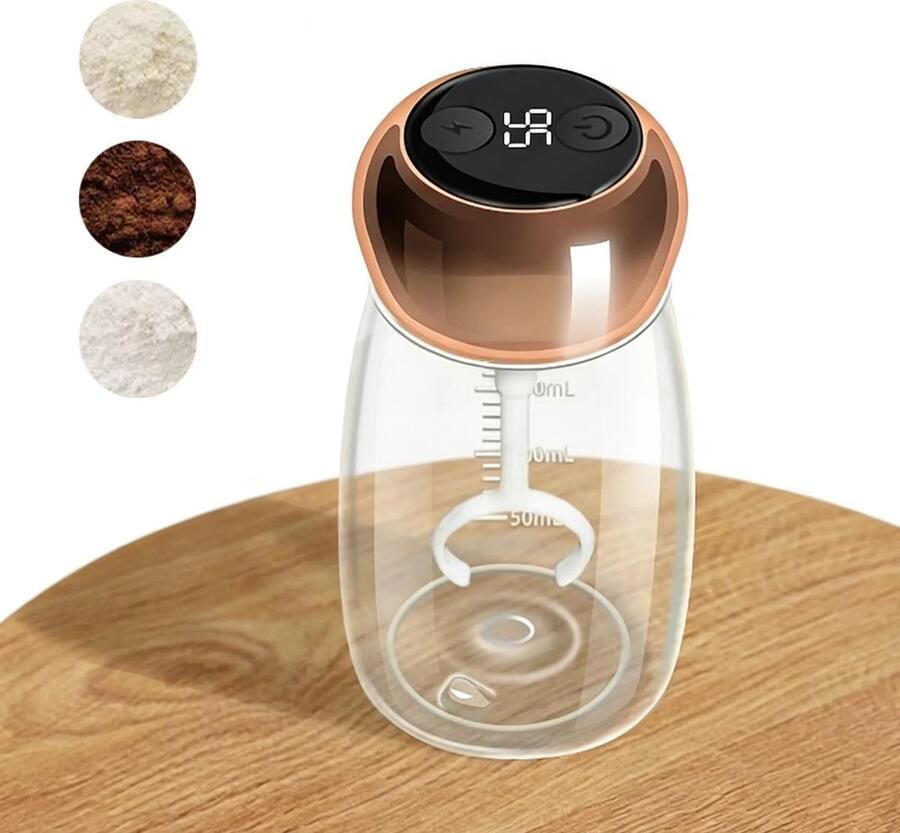 Mini automatische blender draagbare maatbeker hoge snelheid van 8000 tpm gemaakt van babyvriendelijke materialen oplaadbaar met een Type-C-interface IPX7 waterdichtheid inhoud van 260 ml