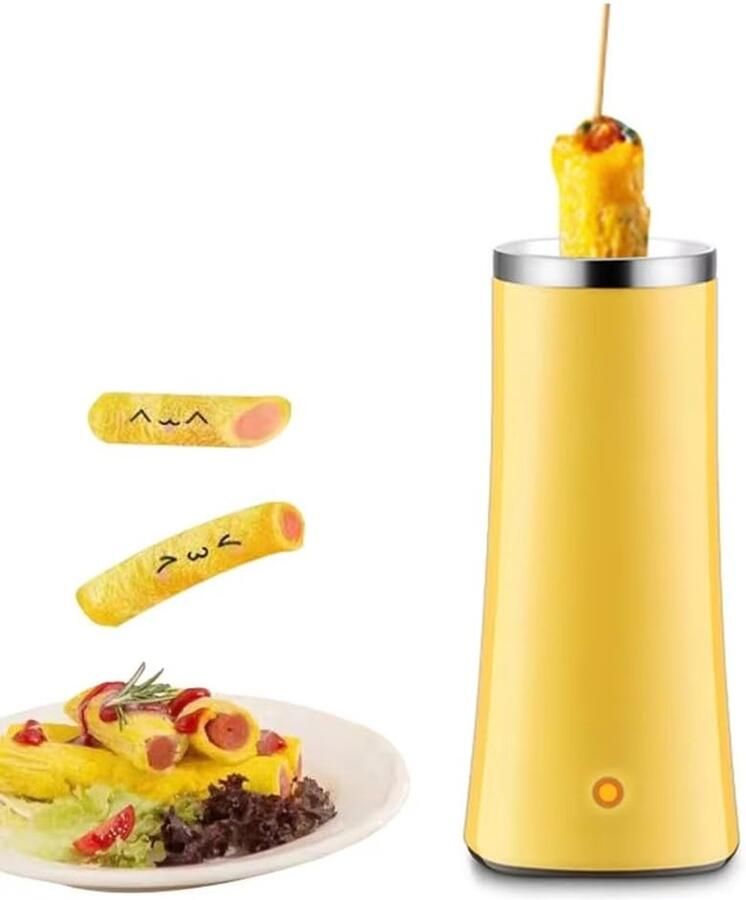 Mini automatische elektrische eierkoker voor gekookte eieren omeletmaker voor de lunch multifunctioneel draagbaar EU-stekker