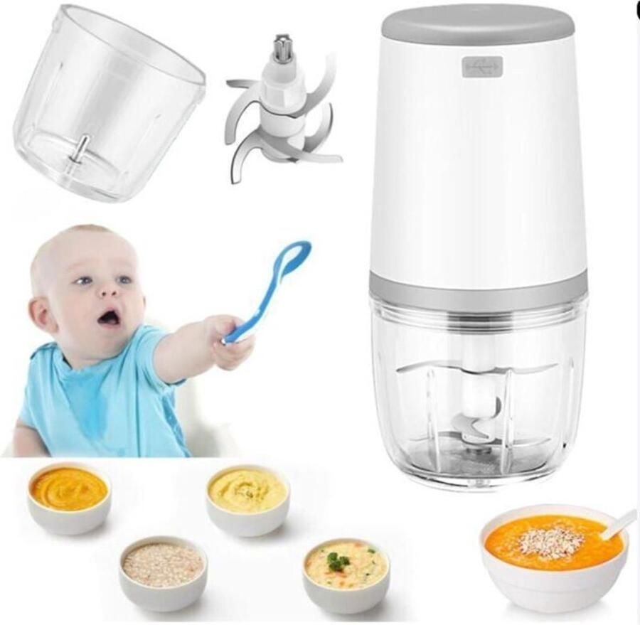 Mini babyblender mini foodprocessor 300ml babyblender mini elektrische hakmolen