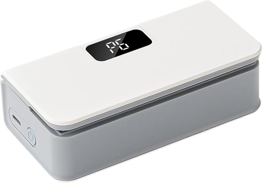 Mini bagsealer met 2-in-1 functie en temperatuurregeling in 6 standen draagbare sealer met magnetische houder voor keuken reizen en vriezen