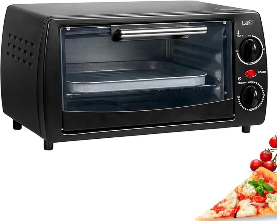 Mini Bakoven Compacte Oven Kleine Keukens 900 Watt Vermogen 9.5 Liter