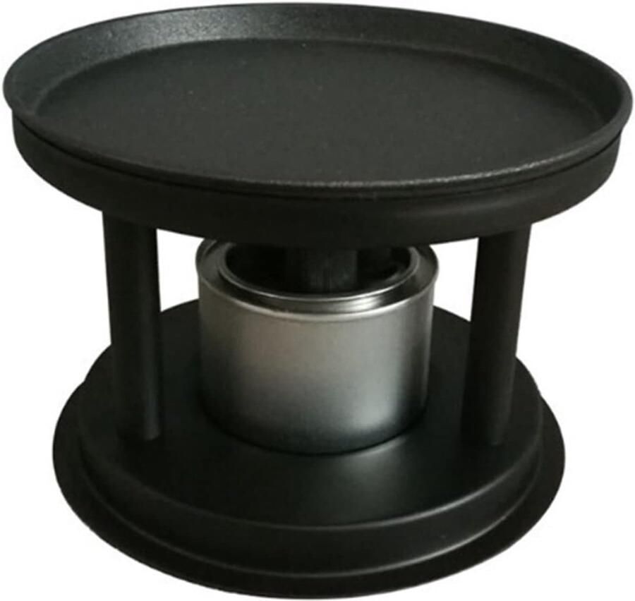 Mini Barbecue Grill Tafel BBQ Buffet Pan Outdoor Koken Rookvrij Apparaat 8000 Gram Zwart