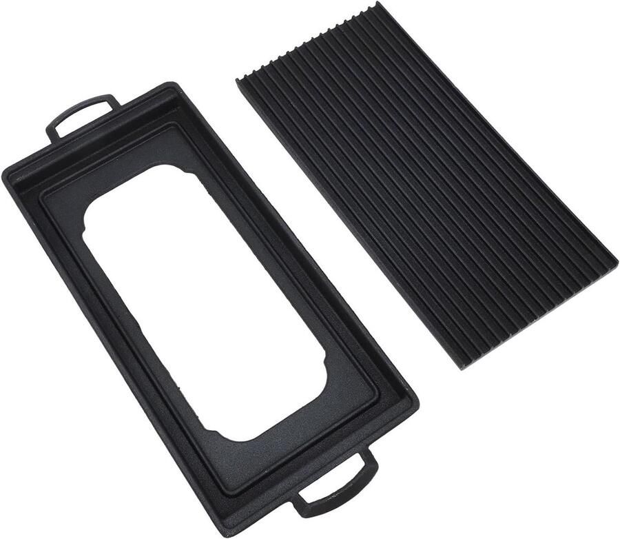 Mini BBQ Grill Houtskool BBQ Buiten Koken Snel Verwarmend 38x18cm Zwart