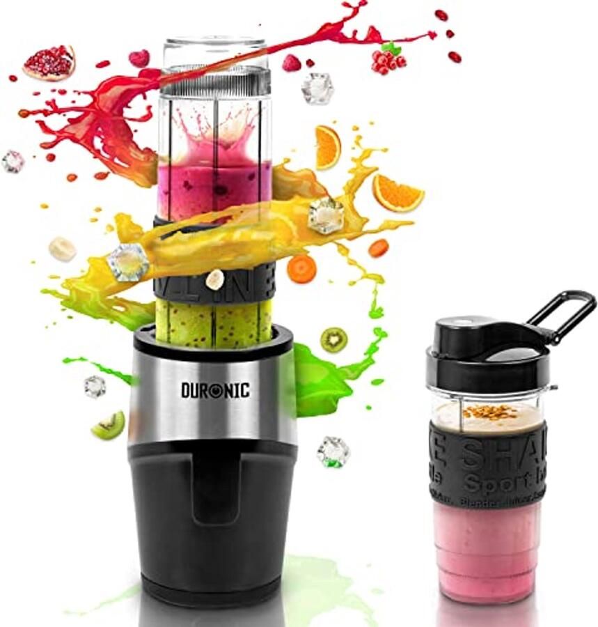 Mini Blender 570 en 400ml Drinkfles Elektrische Mixer 500W 23000 RPM
