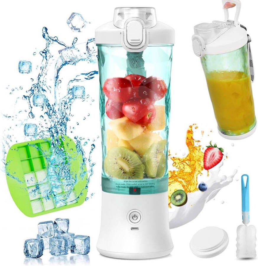 Mini Blender Draagbare Blender Smoothiemaker Sapcentrifuge Fruitmixer - Foto 11