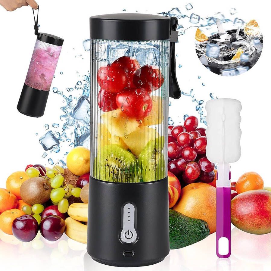 Mini Blender Draagbare Blender Smoothiemaker Sapcentrifuge Fruitmixer - Foto 4