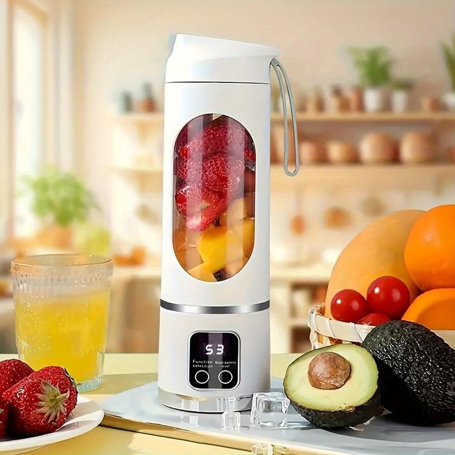 Mini Blender – Draagbare Oplaadbare Portable Smoothie Maker – Blender to go USB – Lichtgewicht Draadloze Blender voor Onderweg