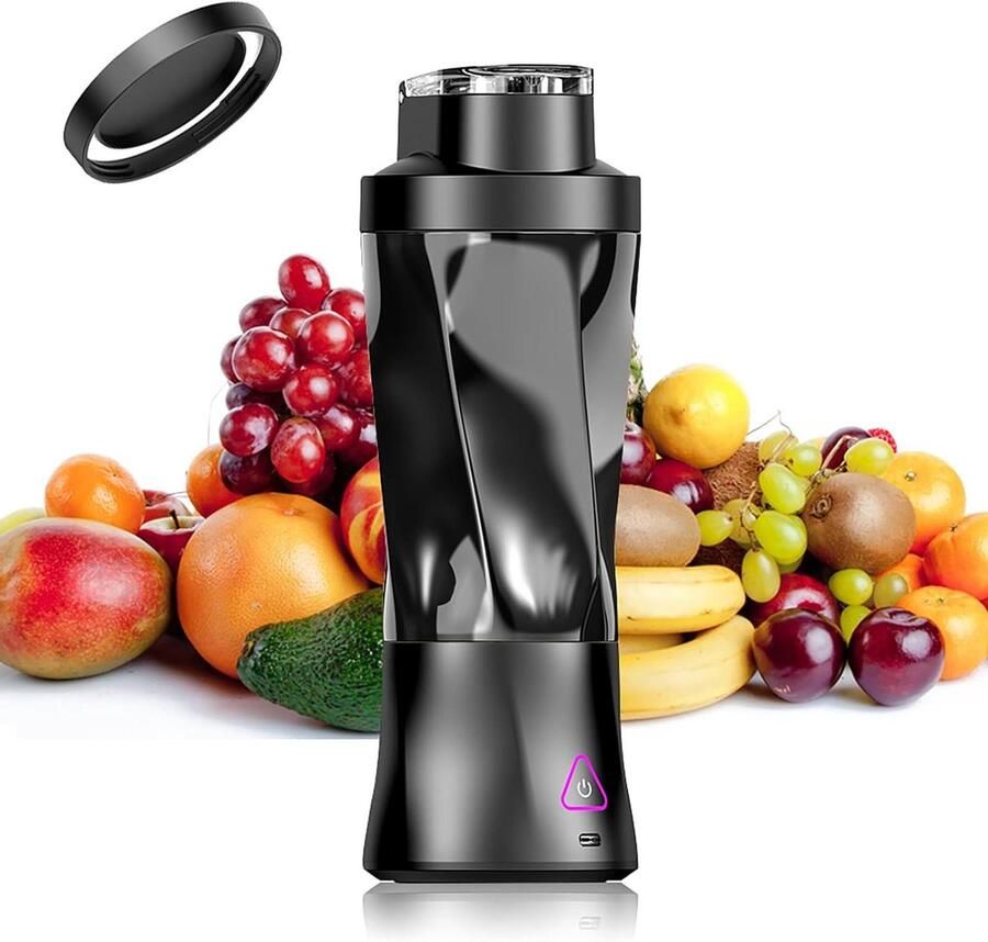 Mini Blender Persoonlijke Blender Smoothies Maken Compact Ontwerp 300 ml Wit